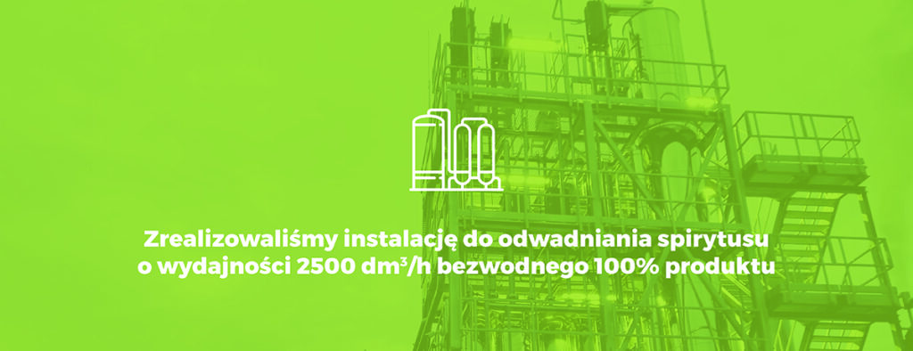 Odwadnianie spirytusu